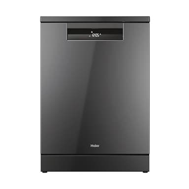 Haier I-Pro Shine Series 5 Freestanding Dishwasher, 16 Place Settings, Class B, Eco Inverter Motor, Maxi Tub, H-Spray Arm, Ultra Dry, Wi-Fi Connectivity, Graphite, 60x60x83.5 cm - XF 6B0M3PDA-80