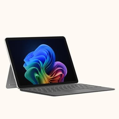 Microsoft Surface Pro Including Keyboard | Copilot+ PC | 12” LCD Touchscreen | Snapdragon® X Plus | 16GB Memory | 256GB SSD | Latest Model, 1st Edition | Platinum