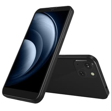 HeyxFome H3 Cheap 2025 New 4G LTE SIM Free Unlocked Mobile Phones 6.0” Unlocked Android Phones 2GB+16GB Quad Core 2GB RAM Android 10 Mobile phone 8MP Smartphone Dual SIM Face Unlock UK (Black)