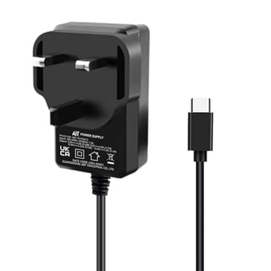 GeeekPi USB-C Power Supply UK Plug for Raspberry Pi 5, 27W 5V 5A Type C PSU, PD 27W Power Adapter for Raspberry Pi 5 4GB/8GB/16GB