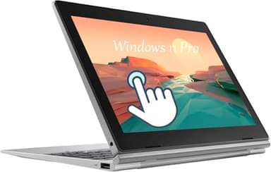 Lenovo IdeaPad D330 2 in 1 Touchscreen Business Laptop, 10.1-Inch (1280 x 800), Intel Celeron N4000, 4GB RAM, 64GB SSD, Japanese QWERTY Keyboard, Windows 11 Pro (Renewed)