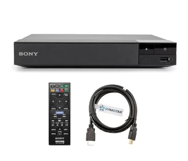 Region Free Blu-ray Player Compatible with Sony BDP-S1700 | Multi-Region Code Free (Blu-ray A B C, DVD REGIONS 0-8) | Full HD 1080p Playback | Dynastar 6FT HDMI included in Bundle