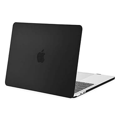 MOSISO Compatible with MacBook Pro 13 inch Case 2026 2025 2024 2023 2022-2016 M2 M1 A2338 A2289 A2251 A2159 A1989 A1706 A1708 with/without Touch Bar, Plastic Hard Shell Case Cover, Black