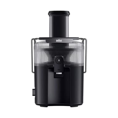 Braun MultiJuice 5 - Cold Press Juicer with ColdXtract Technology, Fresh Juice in 15 Seconds, 75 mm Feed Tube, 1.5L Pulp Container, One-Touch Anti-Drip System, Stainless Steel Filter, Black (SJ5000)