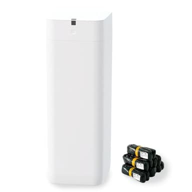 Airdeer A1 Automatic Trash Can, 4 Gallon Self Sealing and Self-Changing Smart Trash Can, Motion Sensor, Touchless Garbage can with lid for Kitchen Bathroom Office, 12 Refill Bag Rings(Golden Line)