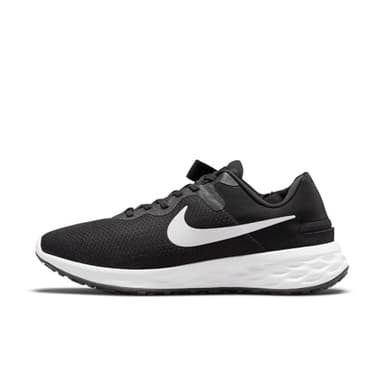 NIKE Men's Nike Revolution 6 Nn Sneaker, Black White Iron Grey, 9 UK