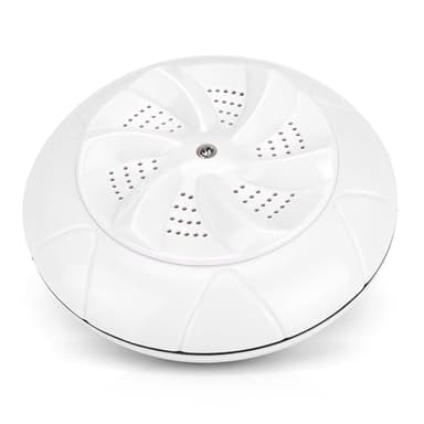 Portable Ultrasound Turbo, Mini Washing Machine Washer Laundry Travel Laundry Cleaner Stain Remover for Hotel Camping Dome(White)