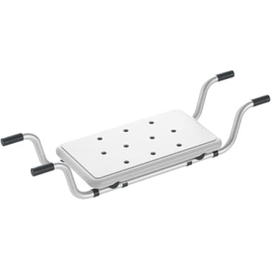 ZENO Bath Seat | Universal Bath Chair for Adults & Elderly | Over The Bathtub Seat with Non Slip Handles, Quick Drainage Holes & Universal Fit | No Assembly Required