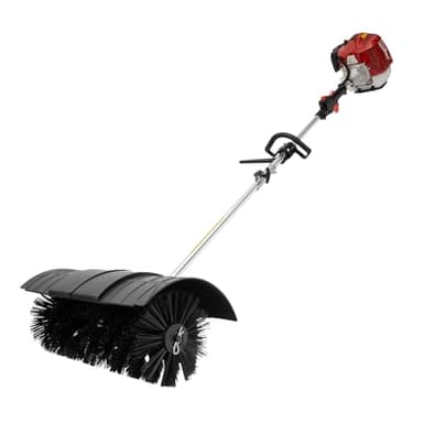 PUDLOR Power Brush, 2-Stroke Air-Cooled Fuel Engine Artificial Grass Brush 1.25kw 52cc Artificial Grass Cleaner Machine Hand Pull Start Rolling Bar Brush Petrol-Powered Automatic Clutch