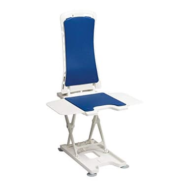 Drive Devilbiss Bellavita Lightweight Reclining Bath Lift with Blue Covers