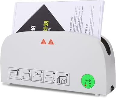 Electric Hot Melt Binding Machine, A4 Thermal Binding Machine with 33mm Max Binding Thickness, A4 Book Ridge Binding Kit 1 Min Fast Binding for Photo Album, Documents and Reports