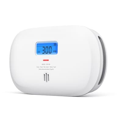 X-Sense Carbon Monoxide Detector, Replaceable Battery Powered CO Alarm with Digital Display, Portable Carbon Monoxide Alarm for Home with CO Peak Value Memory, XC0C-SR, 1-Pack
