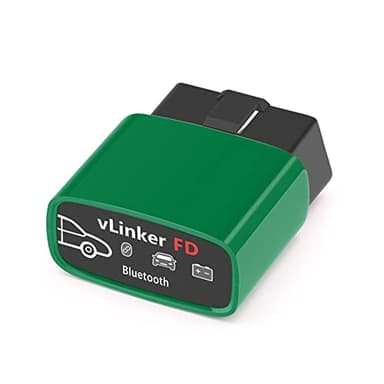 vLinker FD OBD2 Bluetooth Car Code Reader, OBD2 Diagnostic Scanner for Android & Windows - Made for FORScan Green