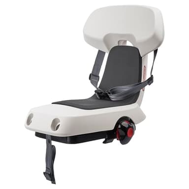 POLISPORT 8636100011 - Rear Bicycle Child Seat For Lugagge Carrier Guppy Junior – Safe, Confortable, and Awaard-Winning for Kids up to 35 Kg, White