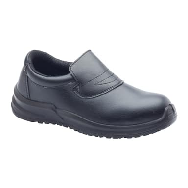 Blackrock Slip-On Safety Shoes, Mens Womens Steel Toe Cap, Chef, Nursing, Orthopedic, Non-Slip Work Shoes, Work Utility Footwear, Hygiene, Catering, Kitchen Anti-Slip - Size 6.5