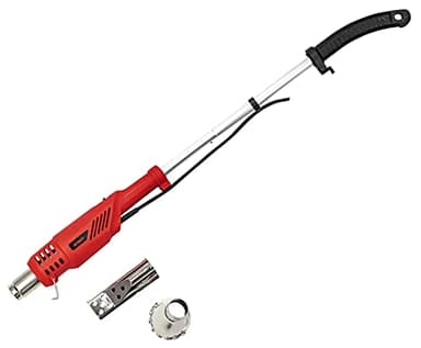Amtech U9010 Electric Garden Weed Burner, 2000W, 2 Heat Settings, 2 Nozzles, Extension Handle