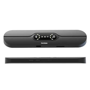 borotess Pillow Speaker for Side Sleepers, Bluetooth Bone Conduction Under Pillow Speaker with 3D White Noise & Sleep Timer, Portable Sleep Aid Gadget, USB-C Rechargeable, Black