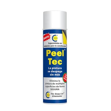 CTEC Peel Tec - Don’t Burn It. Peel It - Paint Remover & Stripper - Peels Paint from Wood, Metal & Other Materials - Aerosol Spray - 500ml