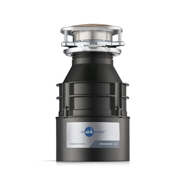 InSinkErator Standard 460 Food Waste Disposal Unit for Sink Use with Air Switch - Kitchen Sink Accessories and Gadgets - 17 x 17 x 31.2 cm - Black