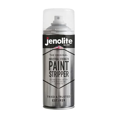 JENOLITE Industrial Strength Paint Stripper Aerosol | Non-Drip Gel Formula | 400ml | Paint Remover and Varnish Stripper | Paint Stripper For Metal, Wood, Brick, Concrete