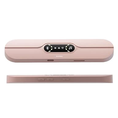 borotess Pillow Speaker for Side Sleepers, Bluetooth Bone Conduction Under Pillow Speaker with 3D White Noise & Sleep Timer, Portable Sleep Aid Gadget, USB-C Rechargeable, Pink