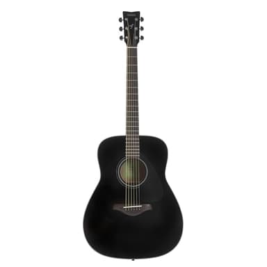 Yamaha FG800 the iconic beginner's acoustic guitar with an authentic sound for adults and teenagers, 4/4 wooden guitar in black