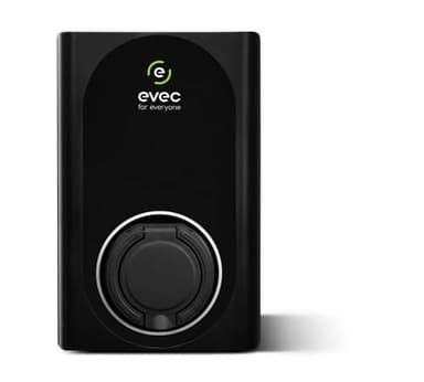 evec VEC01 | EV charger | Electric Vehicle Charger | Type 1, Type 2 | 7.4kW | Untethered | Single Phase | Wall Mount | EV Home Charger| Level 2 Charger | Black, 30x19x12.6cm