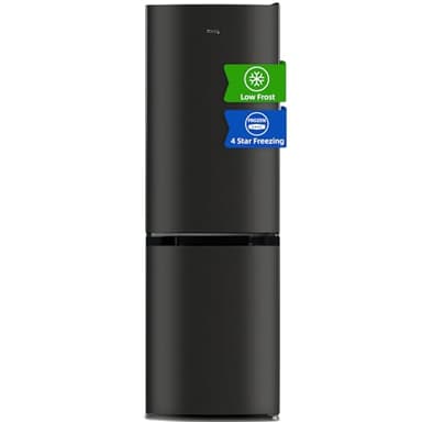 CHiQ FBM157L4EU, Fridge Freezer, Net Capacity 157L, 70/30, Width 48CM, Height 144CM, Black,Low Frost, Enegy Rated E, 39 dB, 12-Year Compressor Service
