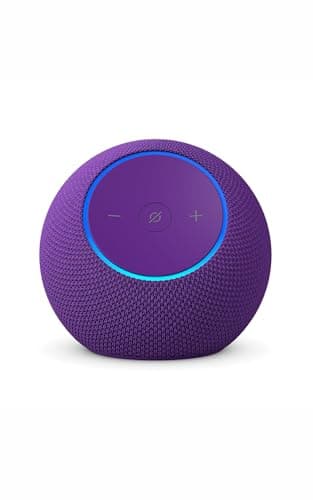 Amazon Echo Dot Max (newest gen), Bluetooth speaker with room-filling sound and built-in smart home hub, Amethyst, with Alexa+ Early Access