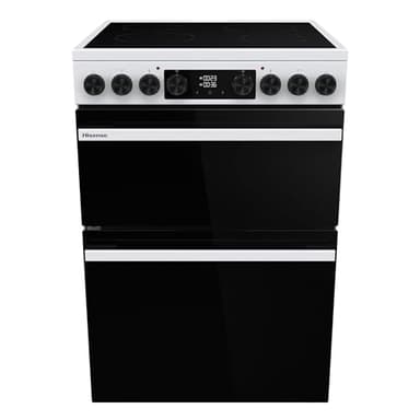 Hisense Hi6 Max 60cm Electric Cooker with Ceramic Hob HDCEC6C20W - White - A Rated