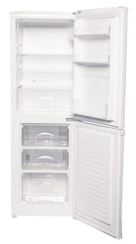 Haden Freestanding Fridge Freezer - 50/50 Split, Adjustable Shelves, Salad Crisper, 3 Freezer Drawers, Reversible Doors, 144cm High Fridge Freezers, Energy Efficient