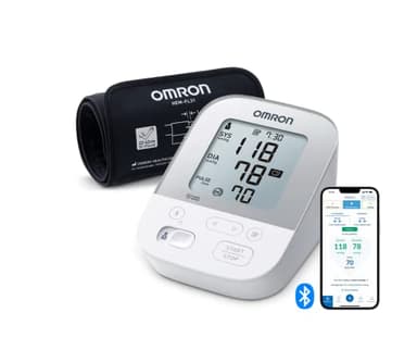 OMRON X4 Smart Automatic Upper Arm Blood Pressure Monitor - Clinically Validated BP Monitor for Use in Diabetics or During Pregnancy - BP Machine with Cuff 22-42 cm - Bluetooth and Free Smartphone App