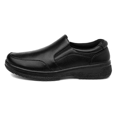Hobos Buster Mens Black Slip On Shoe - Size 8 UK - Black
