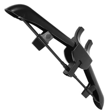 SHINEOFI Foldable Garment Steamer Rack with 16mm Diameter Opening, Black Clothes Hanger for Handheld Ironing Machine, Compact Home Drying and Steaming Accessory