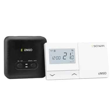 ENGO E901WIFI Wireless Smart Thermostat 7 Day Programmable Wifi Smart Heating Controller Alexa Google ENGO Smart App Boiler Control