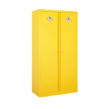 BiGDUG Hazardous Substance Storage Cabinet - Metal COSHH Cupboard, HSE Safety Cabinet - 3 Shelf 1800h x 1200w x 460d mm