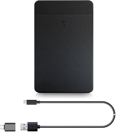 ezekers 500GB USB 3.0 USB C Ultra Slim Portable External Hard Drive HDD Compatible with PC, Mac, Laptop, Xbox, Xbox One, PS4, PS5 (Storage only), iPhone 15 & 16, Android (Samsung, Sony)