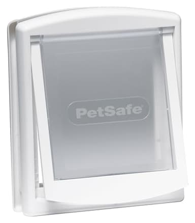 PetSafe Original 2 Way Pet Door - Manual Lock, Durable Frame, Multiple Colours - Large, White