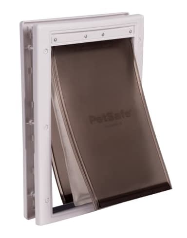 PetSafe Extreme Weather Pet Door - Triple Flap, Energy Efficient, Customisable Frame - Medium