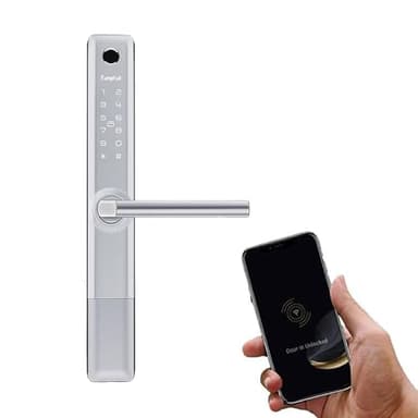 Simpled SF-SPS Weatherproof Slim Series Smart Lock - Designed for The UK Weather, Bright