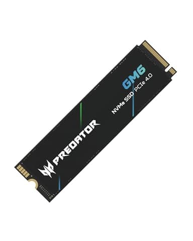 acer Predator GM6 1TB M.2 NVMe PCIe 4.0 SSD - Read Speed up to 7200MB/s - Professional Internal Hard Drive - Gaming Memory Compatible with PC, Laptop and PS5