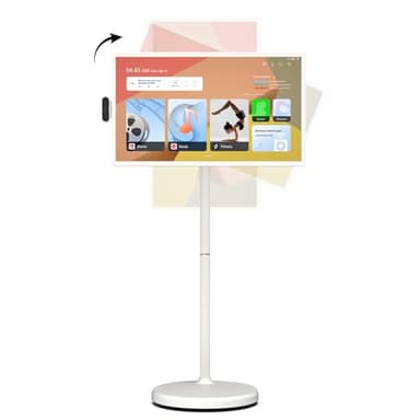 ApoloSign 32 inch FHD Smart Portable TV 2nd Gen with Android OS EDLA-Certified, Movable Touchscreen Full Swivel Rotation, Voice Remote Control