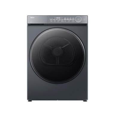 Haier X Series 7 Tumble Dryer, Heat Pump, 10kg, 1400 rpm, A plus plus plus Energy Rating, Removes Odours and Bacteria,Twin Turbo, 14 Programmes, Graphite, 61x60x85 cm - HD100-C367GU1-UK