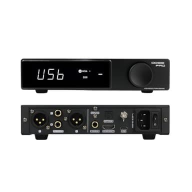 SMSL DO100 Pro 2*ES9039Q2M DAC, XMOS XU316 PCM768kHz DSD512 USB DAC, USB/Optical/Coaxial/Bluetooth 5.1/HDMI ARC DAC, RCA/XLR Balanced DAC, Home Audio DAC Support MQA/PS5/Switch with Remote Control