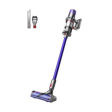 Dyson V11 Advanced cordless stick vacuum cleaner, 200 AW, 60min, Hair de-tangling (Nickel/Purple)