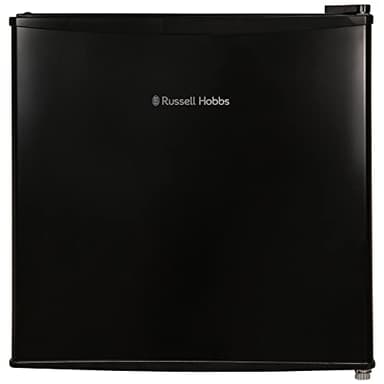Russell Hobbs Mini Freezer 31 Litre Capacity Black Freestanding Table Top Small Freezer with Adjustable Feet, Removable Shelf & Reversible Door RHTTFZ0E1B