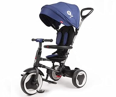 Qplay Rito Blue Tricycle Blue 10 to 36 Months Grows with Toddler