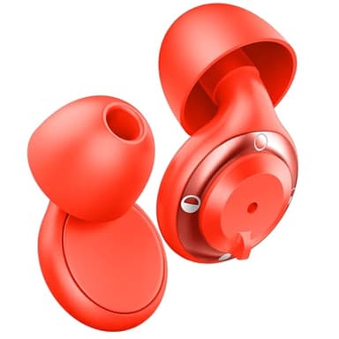 IDE11 Adjustable Ear Plugs - 3 Noise Cancelling Mode Earplugs for Sleep, Focus, Travel, Work, 17-35dB Silicone Reusable Noise Reduction Earplugs with 7 Ear Tips XS/S/M/L and Magnetic Carry Case