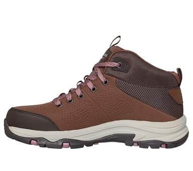 Skechers Women's Trego Trail Destination Hiking Shoe, Brown Synthetic/Textile/Multi Trim, 5 UK