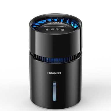 3L Smart Humidifier with Filter, LED Display, 3 Mist Levels, Negative Ion Technology for Fresh Air, Large Room Coverage, 1–8H Timer, Ultra-Quiet Humidifier, Sleep Mode, Night Light